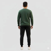 Seven-7 Printed Fleece Sweatshirt Tracksuit for Men