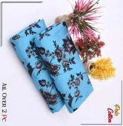 2-Piece Printed Unstitched Suit for Women
