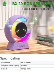 Smart Touch Lamp Speaker – Wireless, Voice Control, 5W Output