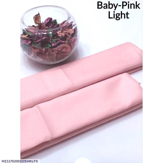 2-Piece Women’s Unstitched Plain Katan Silk Suit