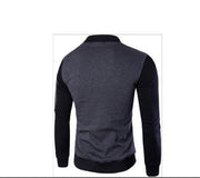 Men’s Solid Grey Polyester Jacket – 1 Pc