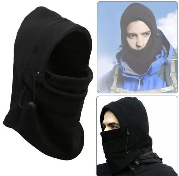 Fleece Face Mask With Cap