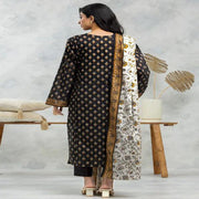 3-Piece Women’s Unstitched Linen Printed Suit