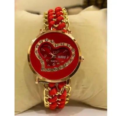 Women’s Analogue Watch with Chain Bracelet