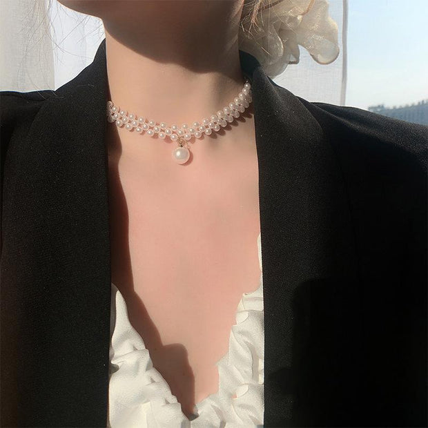 Women’s & Girls’ Pearl Stone Choker