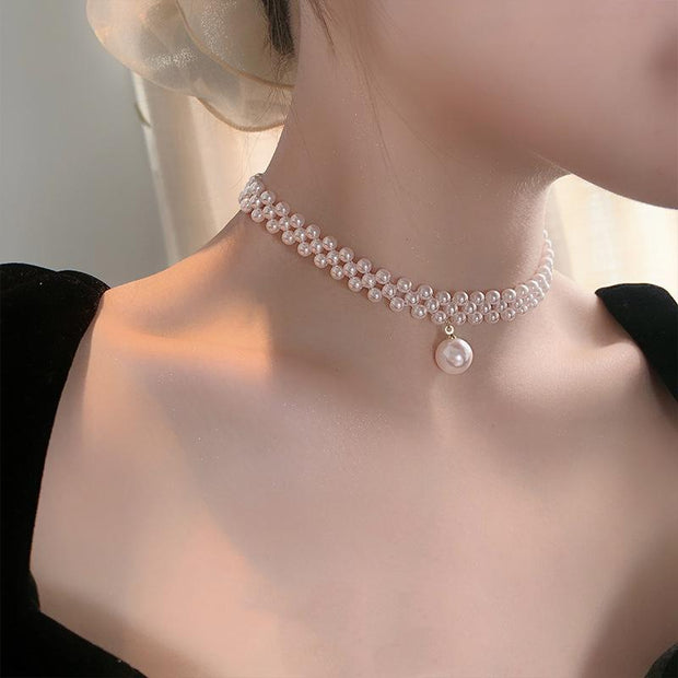 Women’s & Girls’ Pearl Stone Choker