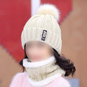 Beanie Wool Cap With Neck Warmer
