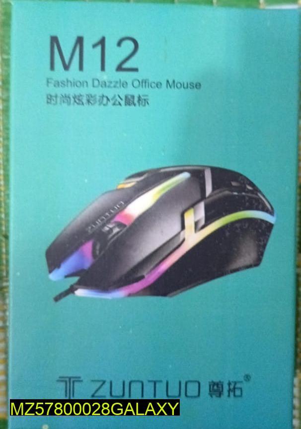 M12 RGB Gaming & Office Mouse for PC and Laptop
