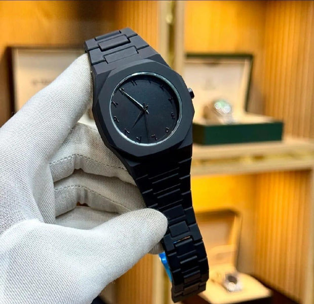 Men’s Black Arabic Aura Watch – Stylish, Premium, and 100% Original