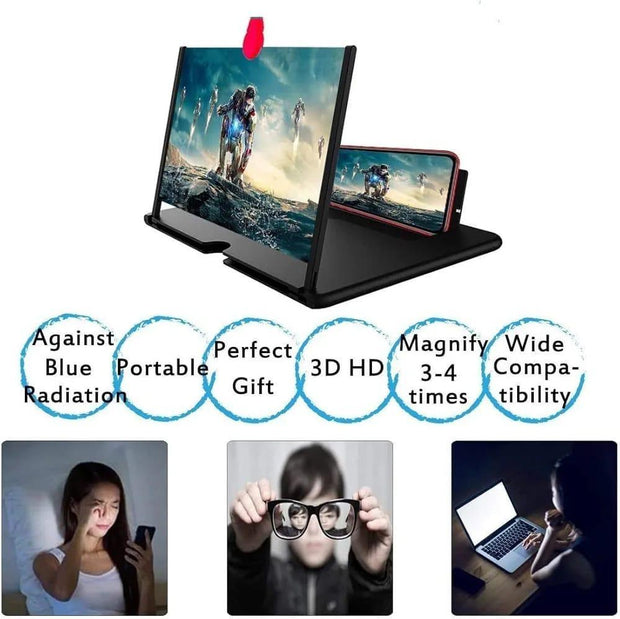 Video Amplifying Screen Black